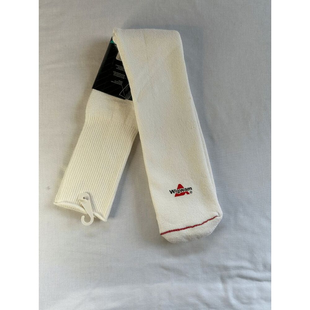 Wigwam Sport 7-Footer Socks NWT, Sizes 11-17, White, Sports - Picture 2 of 3